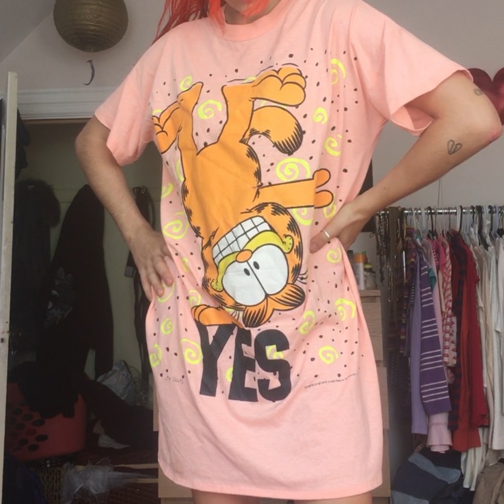 Vintage Oversized Garfield T-Shirt